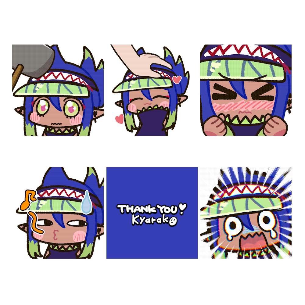 emotes @キャラコ / Kyarako